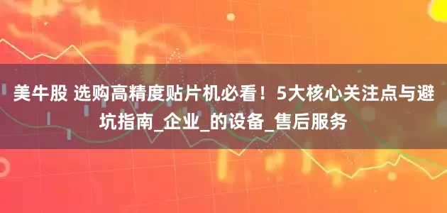 美牛股 选购高精度贴片机必看！5大核心关注点与避坑指南_企业_的设备_售后服务
