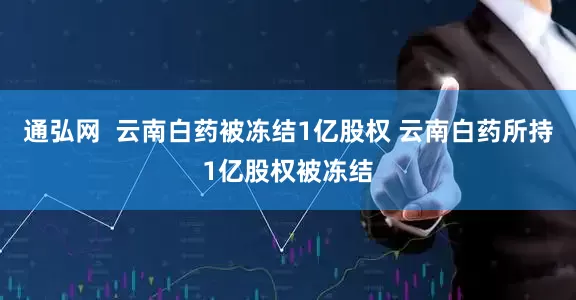 通弘网  云南白药被冻结1亿股权 云南白药所持1亿股权被冻结